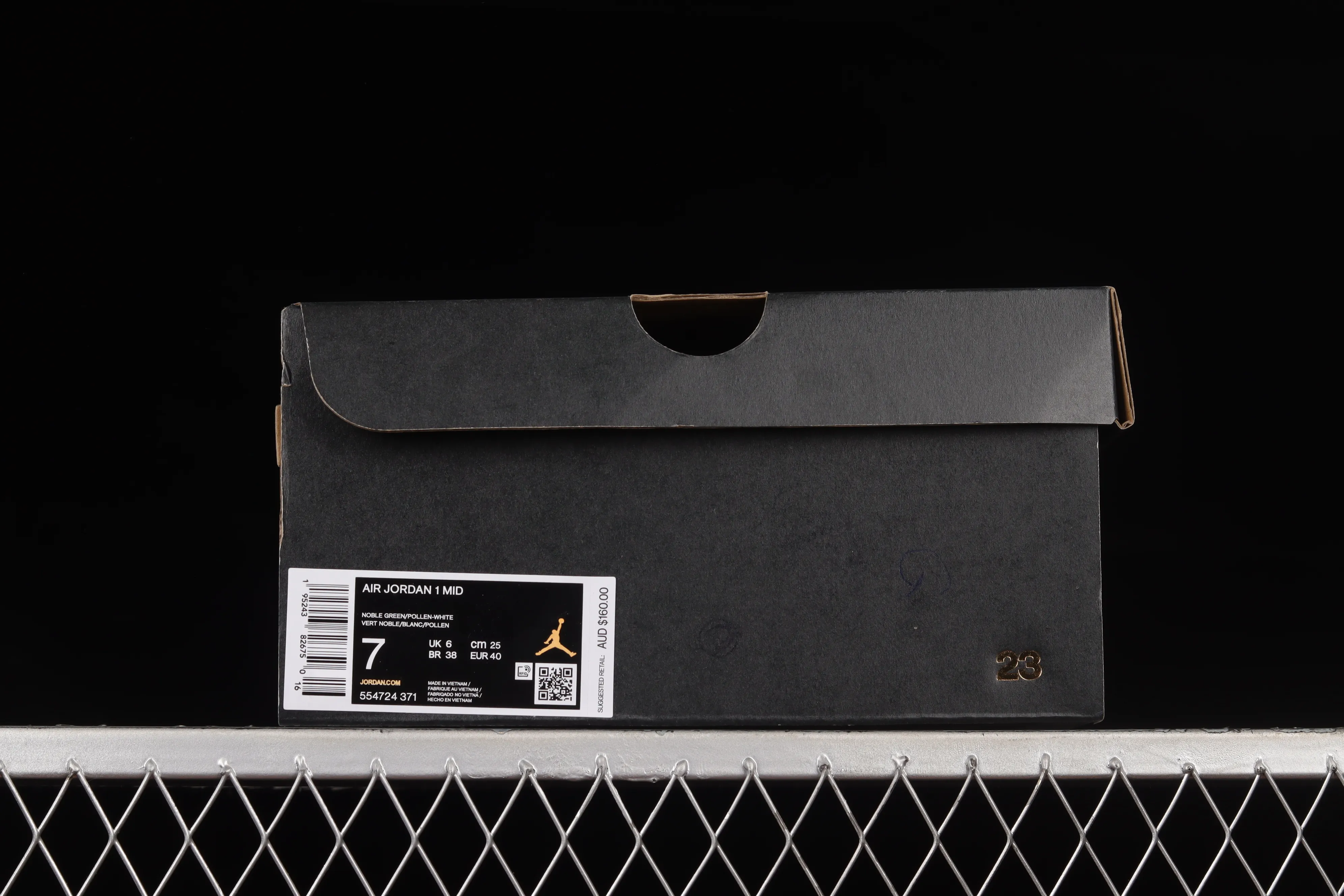 All categories Air Jordan Jordan series basketball shoes Air Jordan 1 Mid G version pure original Air Jordan 1 Mid "Green Yellow" AJ Joe 1 white green yellow Seattle Supersonics 554724-371